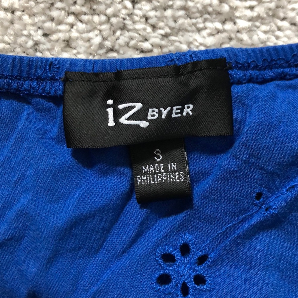 Blue Ruffle Top - Picture 3 of 3